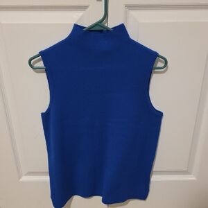 Blue Sleeveless Women's Top